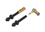 Granite Juicy Nipple Valve Cap and Presta Valve Stem Set
