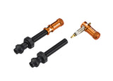 Granite Juicy Nipple Valve Cap and Presta Valve Stem Set
